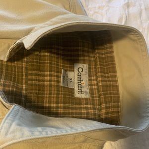 Carhartt flannel lined jacket